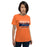 Woman wearing a Bridgeland High School Bears Premium Orange Unisex T-shirt 05