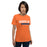 Woman wearing a Bridgeland High School Bears Premium Orange Unisex T-shirt 21