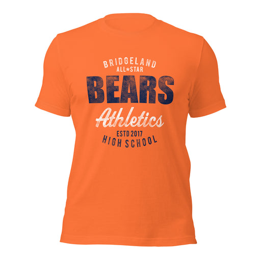 Bridgeland High School Bears Premium Orange Unisex T-shirt 34