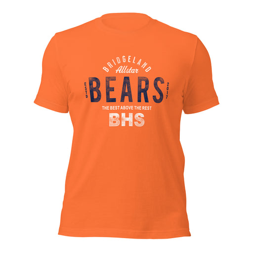 Bridgeland High School Bears Premium Orange Unisex T-shirt 40