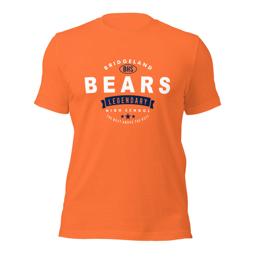 Bridgeland High School Bears Premium Orange Unisex T-shirt 44