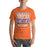 Man wearing a Grand Oaks High School Grizzlies Premium Orange Unisex T-shirt 01