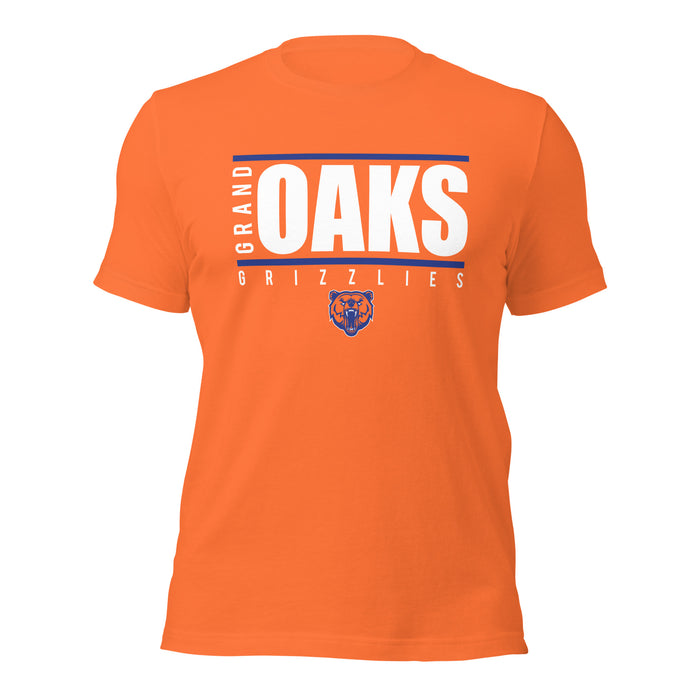 Grand Oaks High School Grizzlies Premium Orange Unisex T-shirt 07