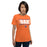 Woman wearing a Grand Oaks High School Grizzlies Premium Orange Unisex T-shirt 07