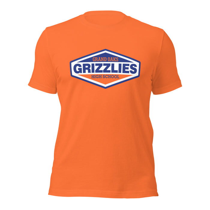 Grand Oaks High School Grizzlies Premium Orange Unisex T-shirt 09