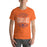 Man wearing a Grand Oaks High School Grizzlies Premium Orange Unisex T-shirt 10