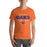 Man wearing a Grand Oaks High School Grizzlies Premium Orange Unisex T-shirt 12