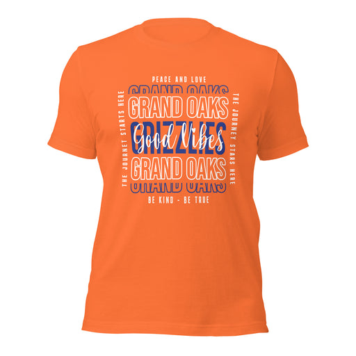 Grand Oaks High School Grizzlies Premium Orange Unisex T-shirt 13