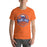 Man wearing a Grand Oaks High School Grizzlies Premium Orange Unisex T-shirt 15