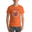 Man wearing a Grand Oaks High School Grizzlies Premium Orange Unisex T-shirt 16