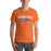 Man wearing a Grand Oaks High School Grizzlies Premium Orange Unisex T-shirt 21