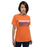 Woman wearing a Grand Oaks High School Grizzlies Premium Orange Unisex T-shirt 24