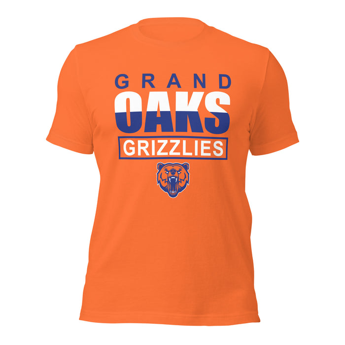 Grand Oaks High School Grizzlies Premium Orange Unisex T-shirt 29