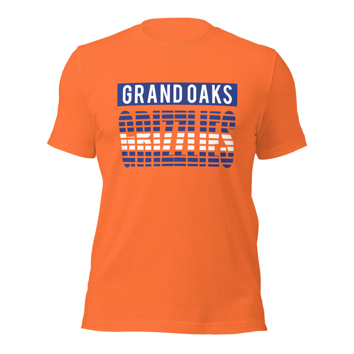 Grand Oaks High School Grizzlies Premium Orange Unisex T-shirt 35