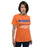 Woman wearing a Grand Oaks High School Grizzlies Premium Orange Unisex T-shirt 48