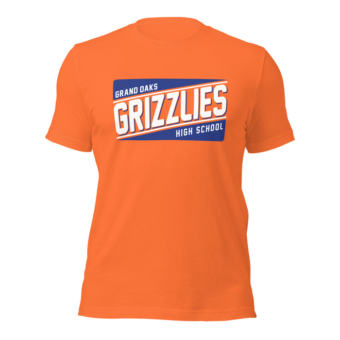 Grand Oaks High School Grizzlies Premium Orange Unisex T-shirt 84