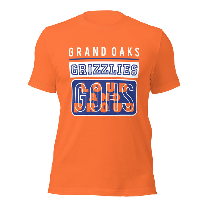 Grand Oaks High School Grizzlies Premium Orange Unisex T-shirt 86