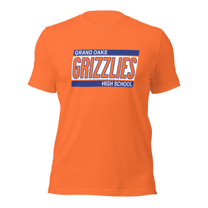 Grand Oaks High School Grizzlies Premium Orange Unisex T-shirt 72