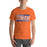 Man wearing a Grand Oaks High School Grizzlies Premium Orange Unisex T-shirt 72