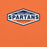 Close-up view of Seven Lakes High School Spartans Orange Premium Unisex T-shirt 009