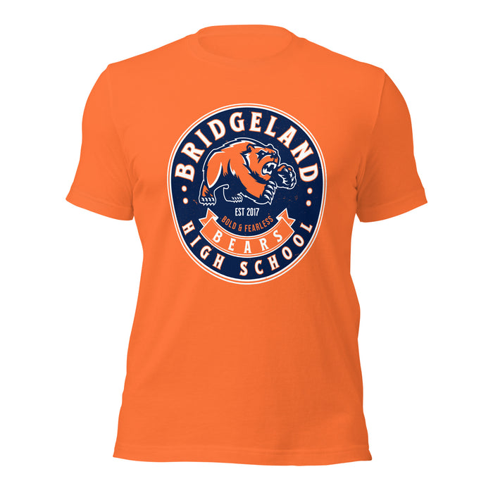 Bridgeland High School Bears Premium Orange Unisex T-shirt 215