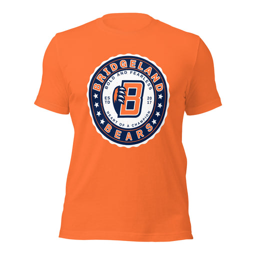 Bridgeland High School Bears Premium Orange Unisex T-shirt 216