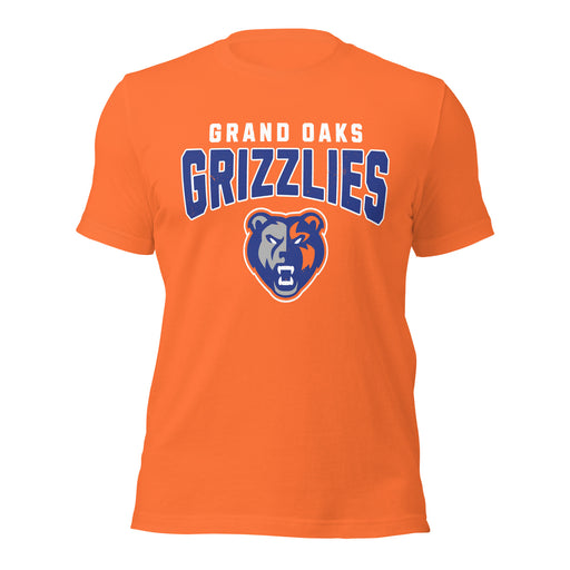 Grand Oaks High School Grizzlies Premium Orange Unisex T-shirt 234