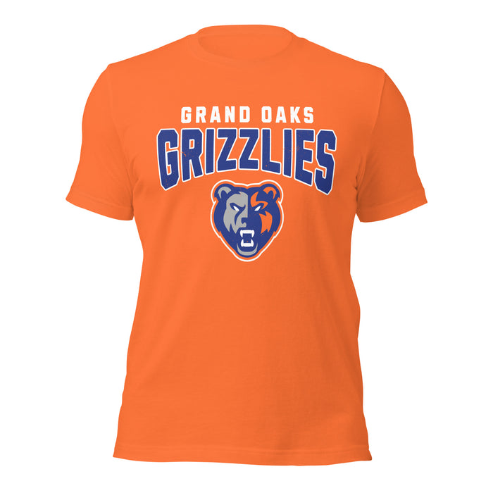 Grand Oaks High School Grizzlies Premium Orange Unisex T-shirt 234