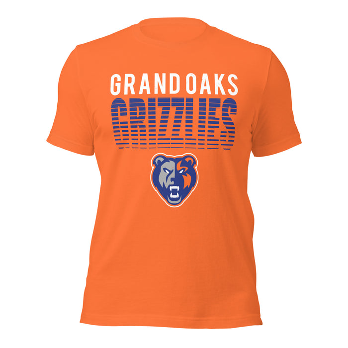 Grand Oaks High School Grizzlies Premium Orange Unisex T-shirt 024