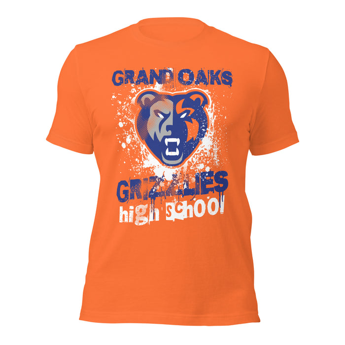 Grand Oaks High School Grizzlies Premium Orange Unisex T-shirt 205