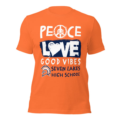 Seven Lakes High School Spartans Orange Premium Unisex T-shirt 240