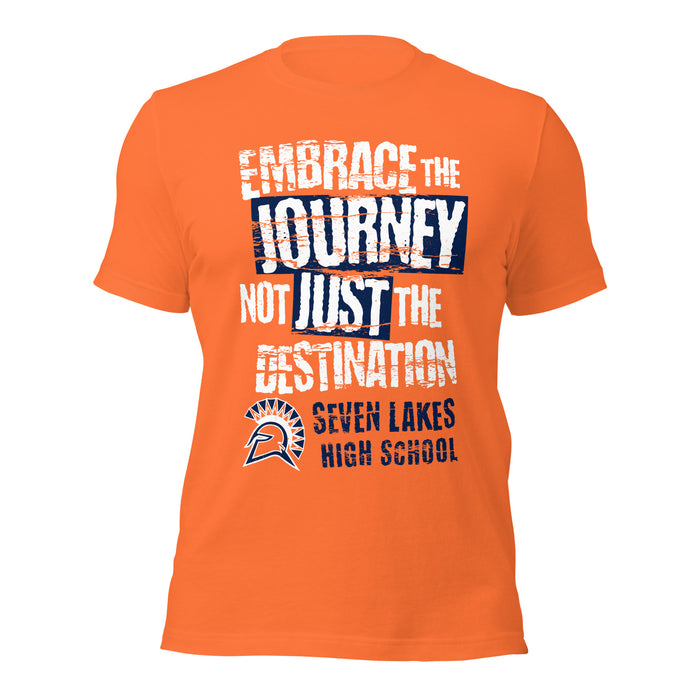 Seven Lakes High School Spartans Orange Premium Unisex T-shirt 232