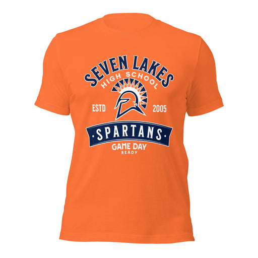 Seven Lakes High School Spartans Orange Premium Unisex T-shirt 221