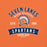 Close-up view of Seven Lakes High School Spartans Orange Premium Unisex T-shirt 221