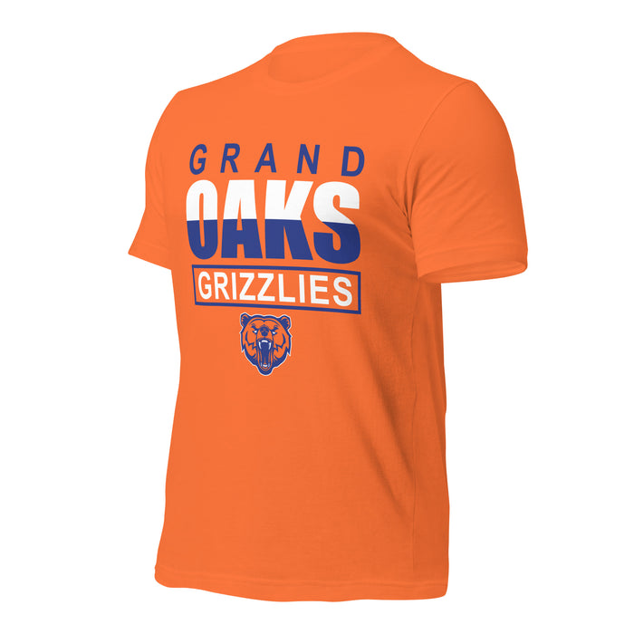 Grand Oaks High School Grizzlies Premium Orange Unisex T-shirt 29a