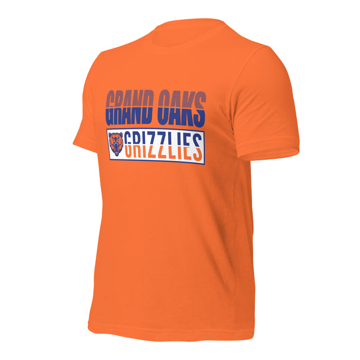 Grand Oaks High School Grizzlies Premium Orange Unisex T-shirt 31a