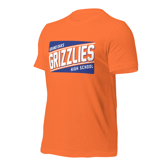 Grand Oaks High School Grizzlies Premium Orange Unisex T-shirt 84a