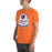 Man wearing Grand Oaks High School Grizzlies Premium Orange Unisex T-shirt 219