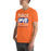Man wearing Grand Oaks High School Grizzlies Premium Orange Unisex T-shirt 240