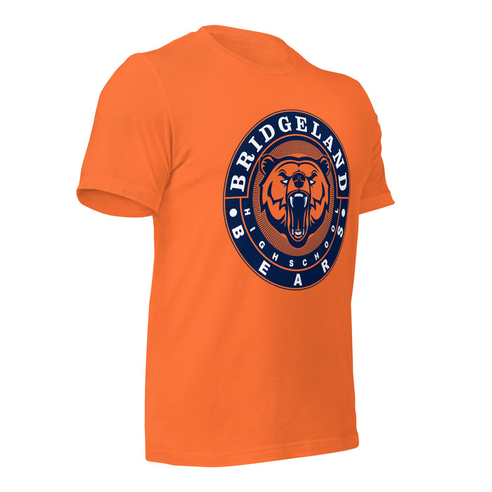 Bridgeland High School Bears Premium Orange Unisex T-shirt 02b