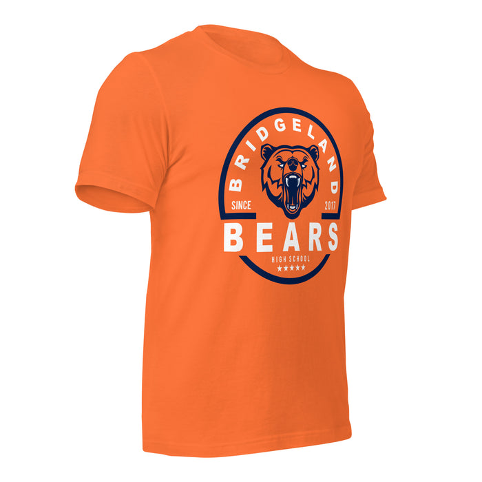 Bridgeland High School Bears Premium Orange Unisex T-shirt 04b