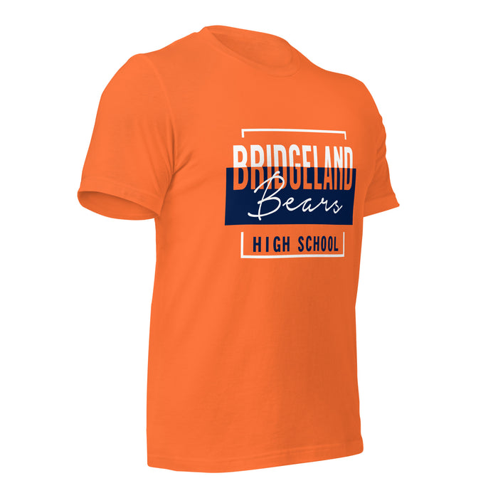 Bridgeland High School Bears Premium Orange Unisex T-shirt 05b