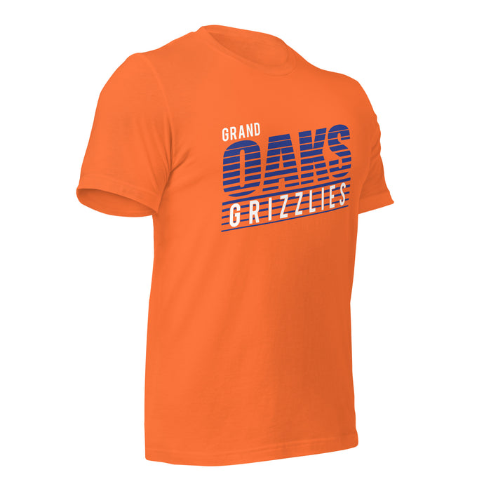 Grand Oaks High School Grizzlies Premium Orange Unisex T-shirt 32b