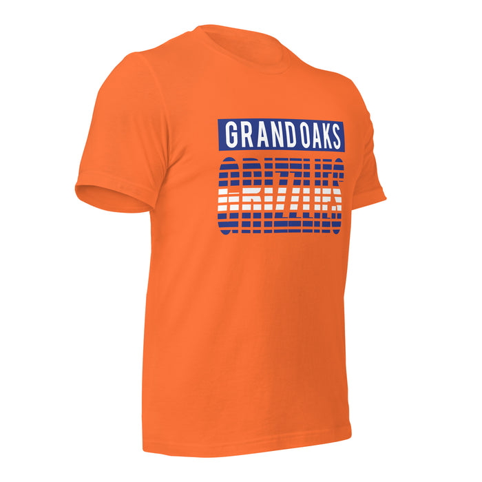 Grand Oaks High School Grizzlies Premium Orange Unisex T-shirt 35b