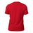 Back view of Del Valle High School Cardinals Red Premium Unisex T-shirt 235