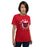 Woman wearing a Tomball High School Cougars Premium Red Unisex T-shirt 02