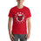 Man wearing a Tomball High School Cougars Premium Red Unisex T-shirt 02