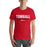 Man wearing a Tomball High School Cougars Premium Red Unisex T-shirt 12