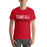 Man wearing a Tomball High School Cougars Premium Red Unisex T-shirt 17