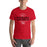 Man wearing a Tomball High School Cougars Premium Red Unisex T-shirt 40